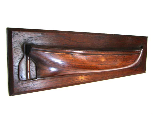 A Beautiful Civil War era Mahogany Half Hull Model circa 1865 — image 5